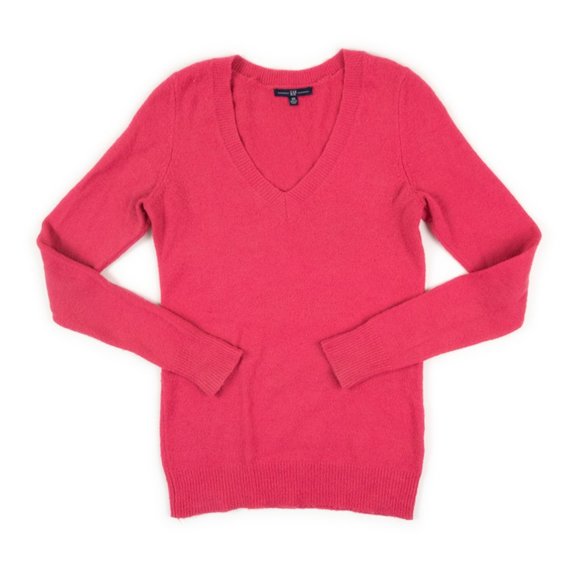 GAP pink v-neck tunic sweater size XS - Picture 1 of 5